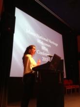 Kirsty Neate of Manx National Heritage welcomes BISA